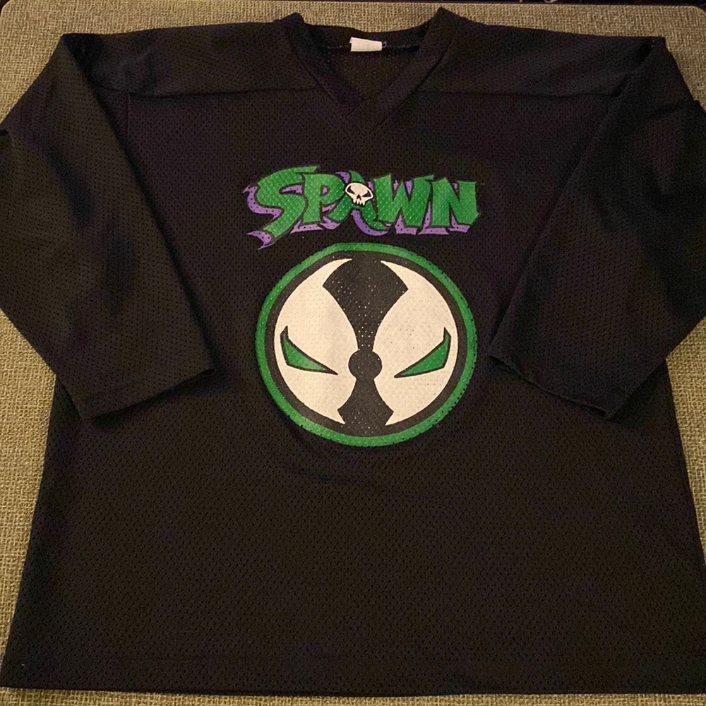 Rare Vintage Spawn Hockey Jersey - Picture 1 of 3